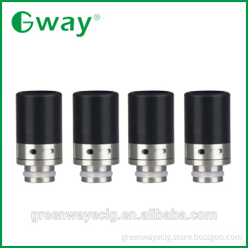 2015 Hot selling SS+derlin drip tip, airflow control drip tips derlin ss with low price